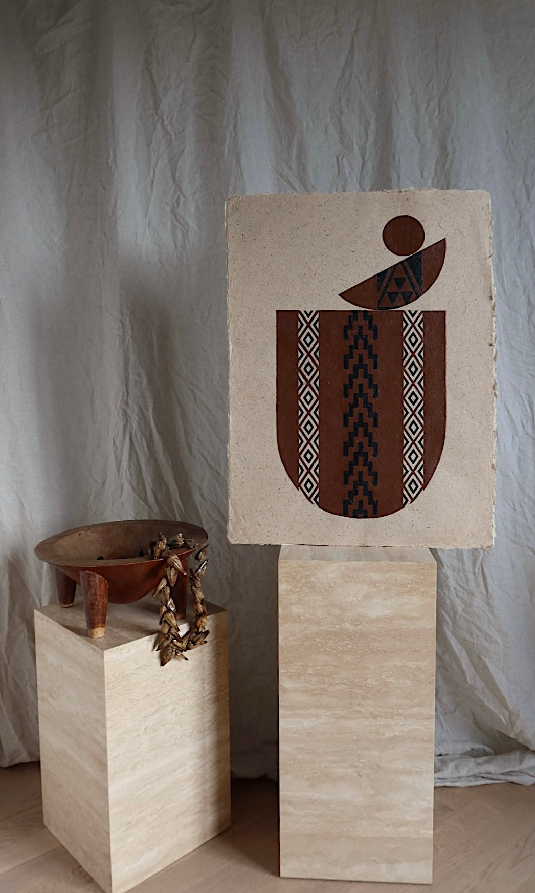 Original Commission piece on Harakeke Paper