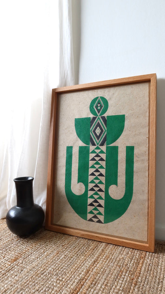 'Aumangea' Original on Harakeke Paper